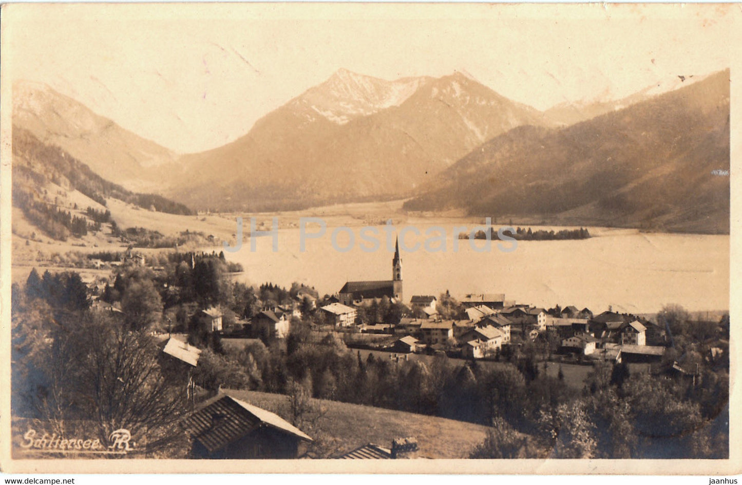 Schliersee - old postcard - 1923 - Germany - used - JH Postcards
