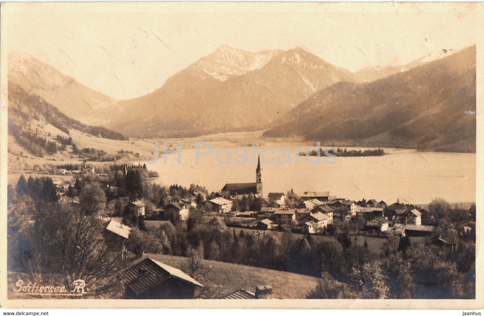 Schliersee - old postcard - 1923 - Germany - used - JH Postcards