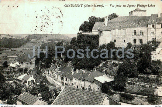 Chaumont - Vue prise du Square Philippe Lebon - old postcard - 1902 - France - used - JH Postcards