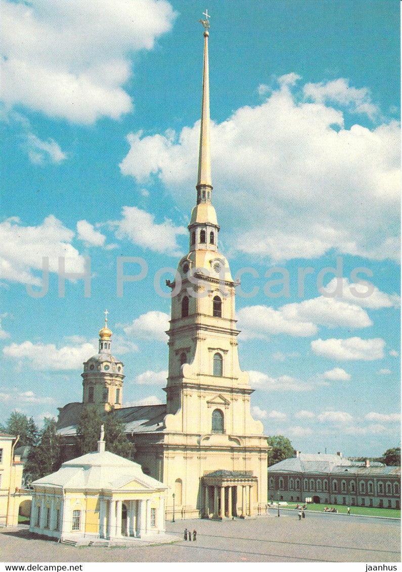 Leningrad - St Petersburg - St Peter and St Paul Cathedral - 1 - Russia USSR - unused - JH Postcards