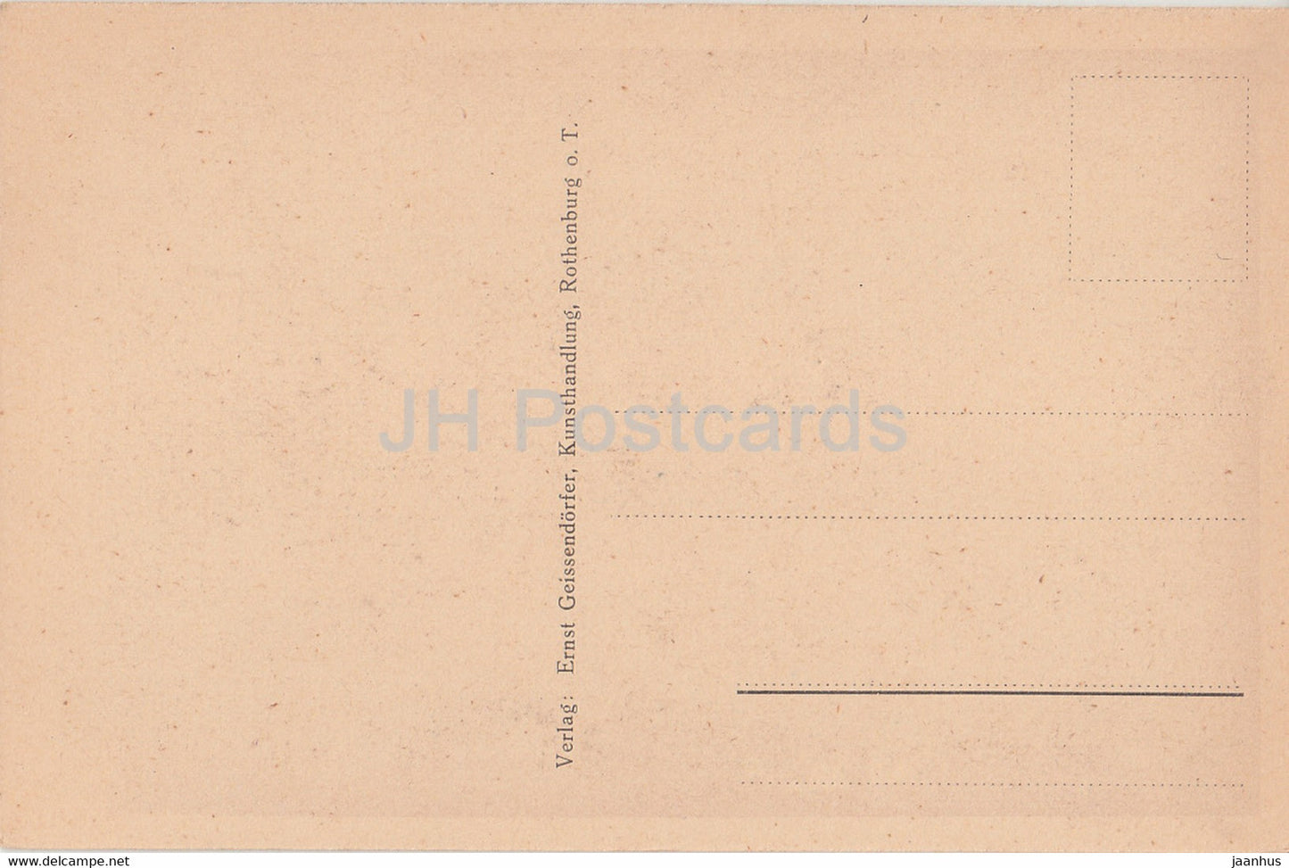 Rothenburg o d Tauber - Brautture der St Jakobskirche - old postcard - Germany - unused