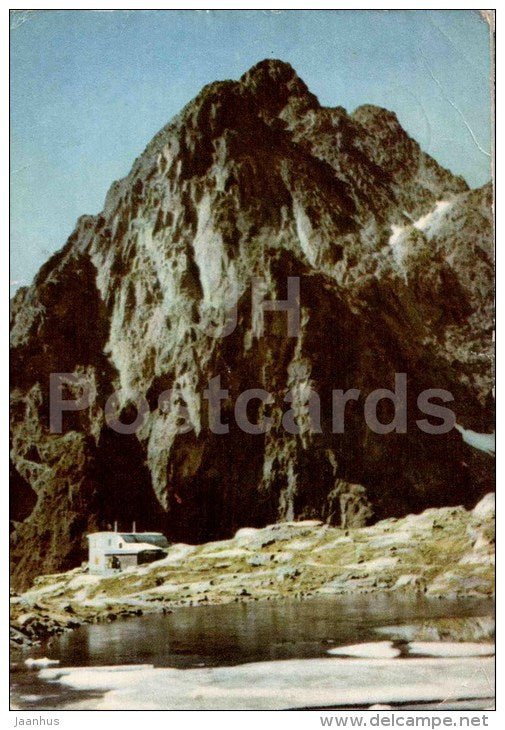 Mala Studena valley - Tery´s hut - Prostredny hrot - Vysoke Tatry - High Tatras - Czechoslovakia - Slovakia - used - JH Postcards