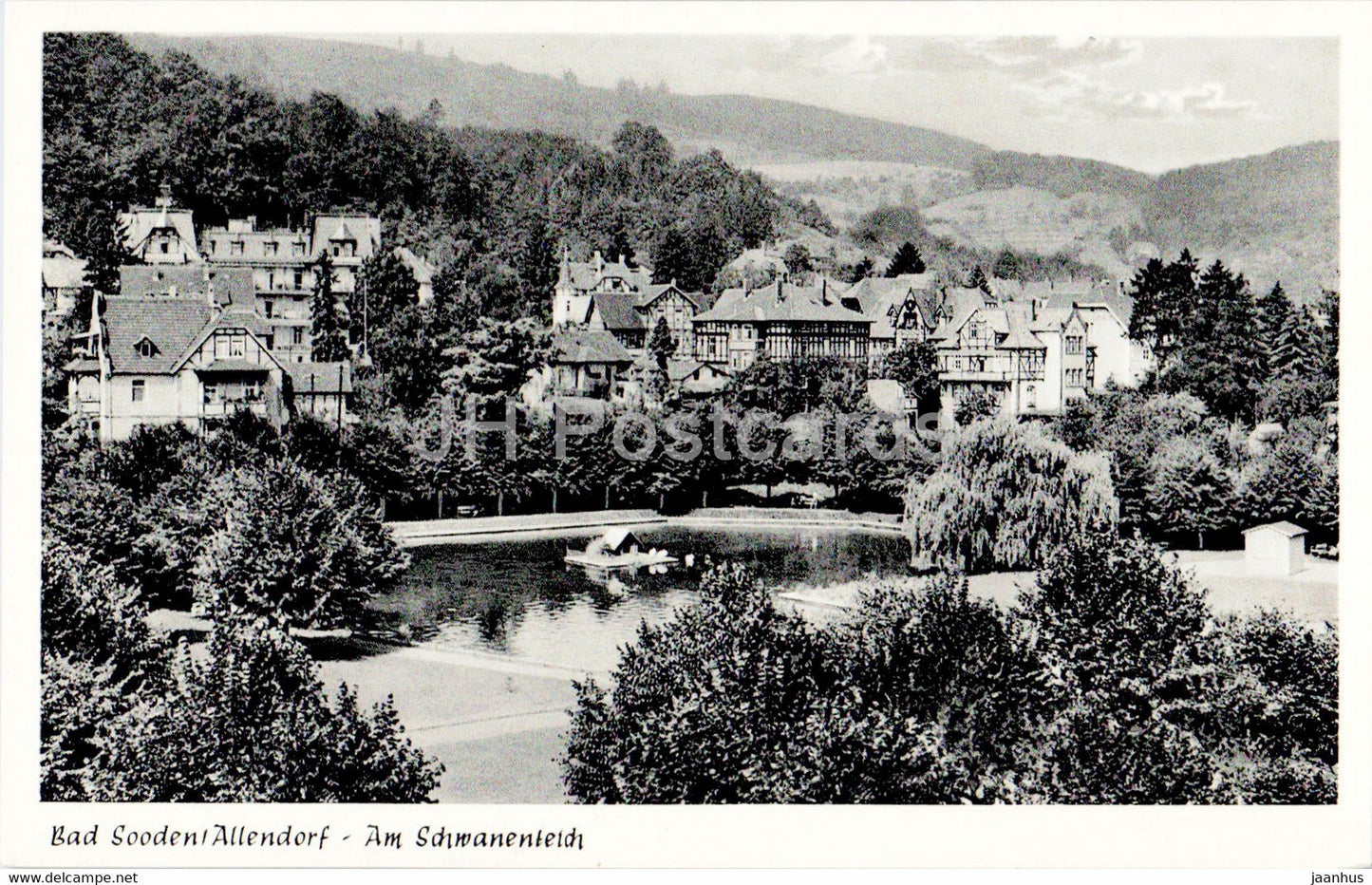 Bad Sooden Allendorf - Am Schwanenteich - Germany - unused - JH Postcards