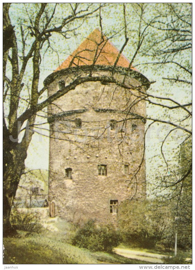artillery tower Kiek in de Kök - Old Town - Tallinn - Estonia USSR - 1965 - unused - JH Postcards
