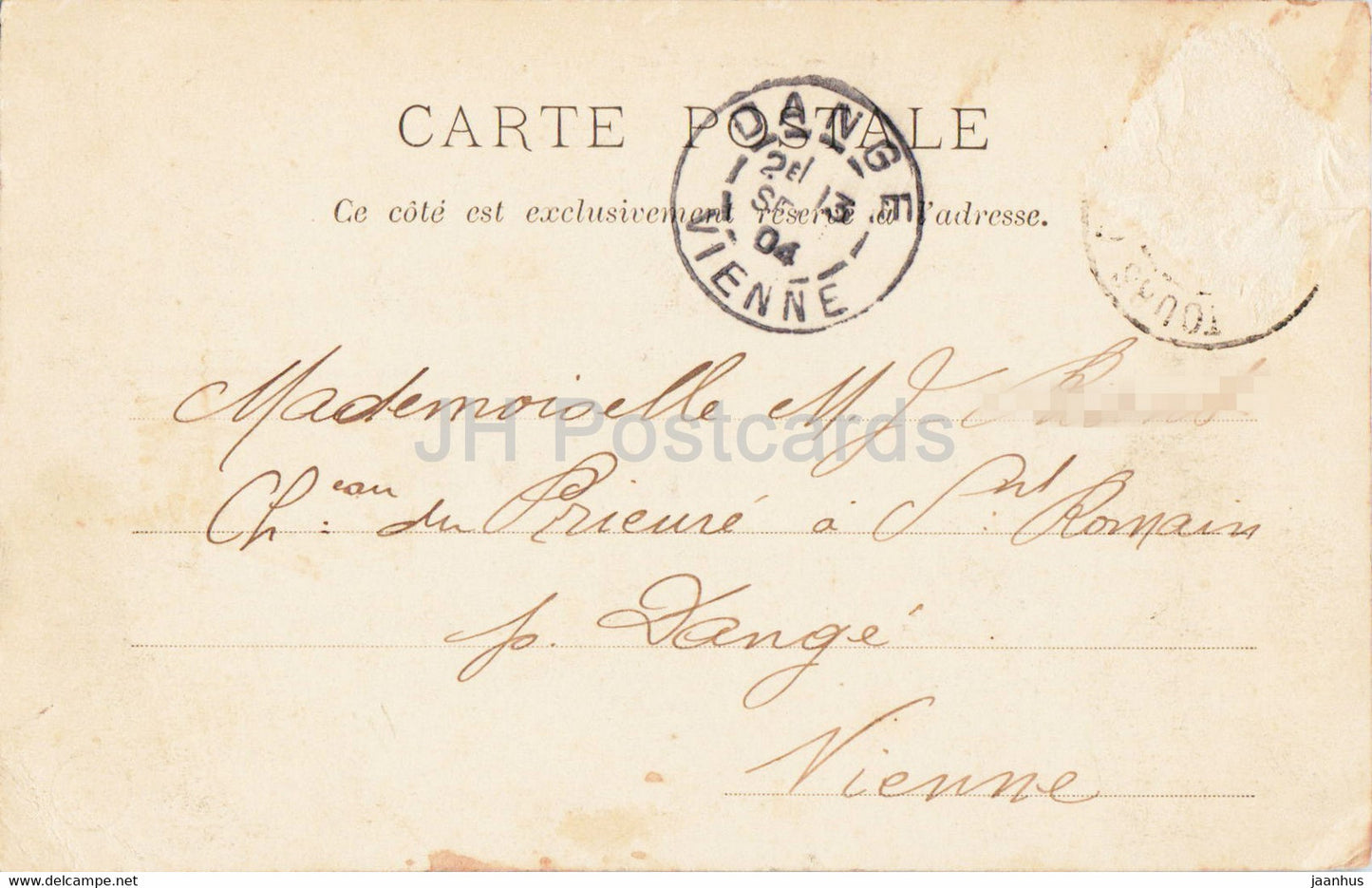 Tours - Vue Generale - bridge - 162 - old postcard - 1904 - France - used