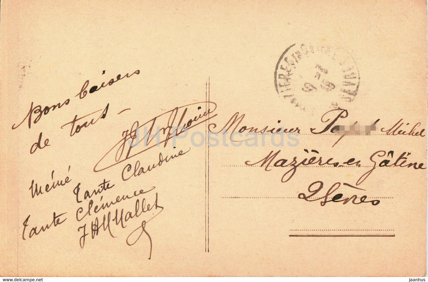 Angers - Une Tour du Chateau - carte postale ancienne - France - occasion