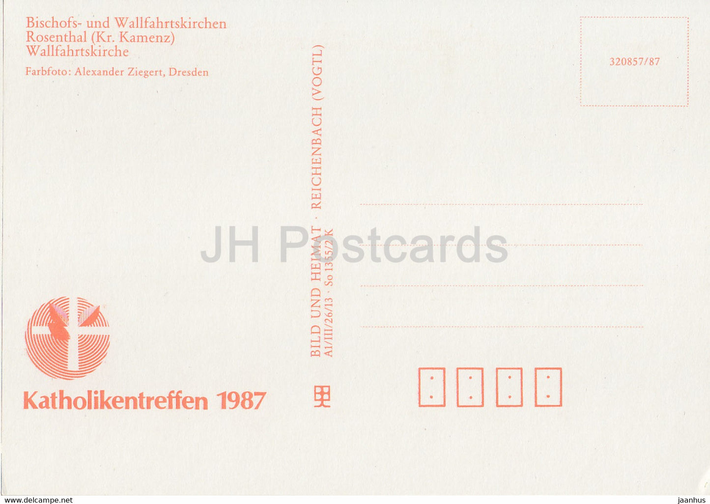 Rosenthal - Wallfahrtskirche - Bischofs- und Wallfahrtskirchen - church - 1987 - DDR Germany - unused