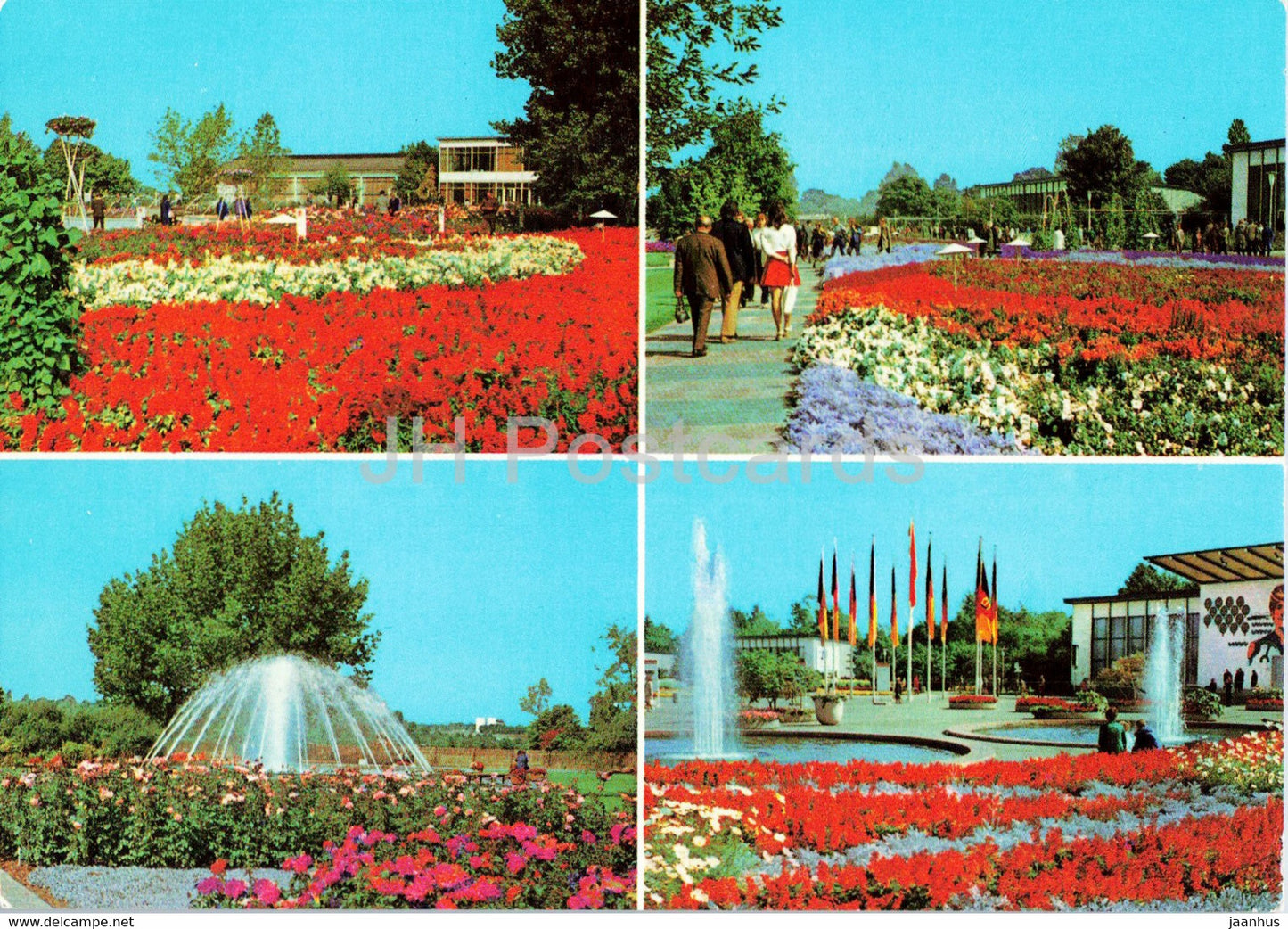 Erfurt - Internationale Gartenbauausstellung - International Horticultural Show - Germany DDR - unused - JH Postcards