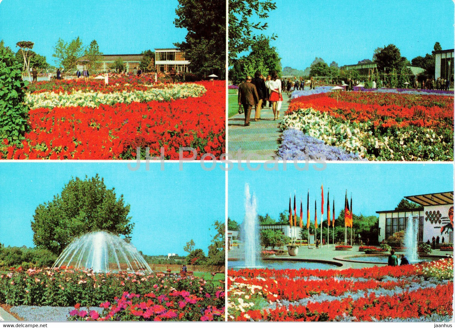 Erfurt - Internationale Gartenbauausstellung - International Horticultural Show - Germany DDR - unused - JH Postcards