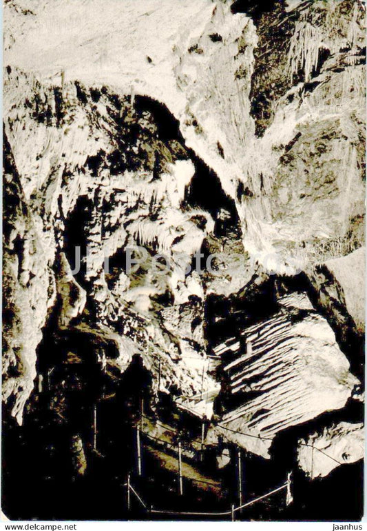 Demanovske Jaskyne - Jaskyna Slobody - odbocka k Banickej osade - Slobody Cave - Czech Repubic - Czechoslovakia - unused - JH Postcards