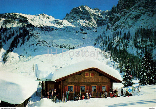Sexten - Sesto - Talschlusshutte Fischleinboden 1540 m - Rifugio Fondo Valle Fiscalina - Rotwand - Italy - used - JH Postcards