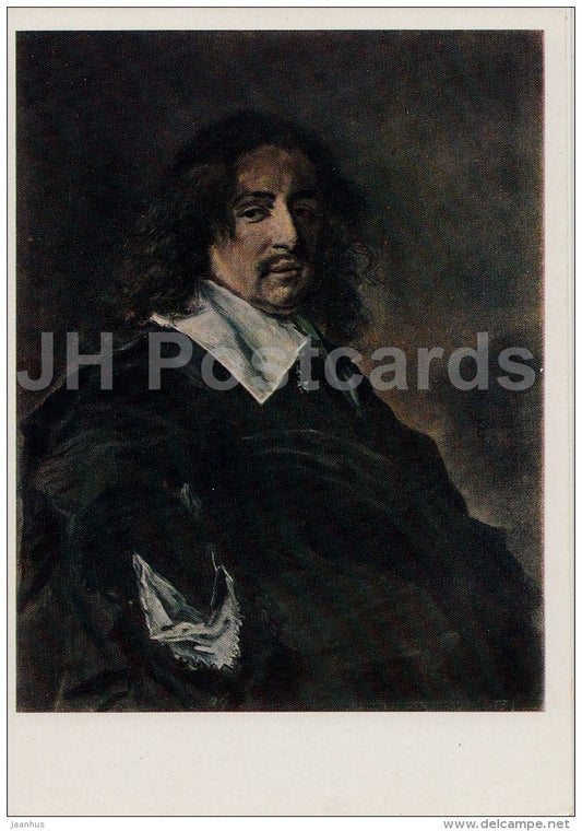 painting  by Frans Hals - Portrait of a Man - Dutch art - 1963 - Russia USSR - unused - JH Postcards
