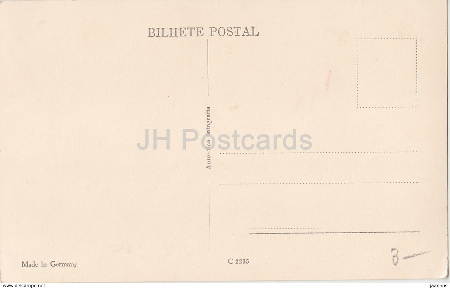 Lisboa - Lisbonne - Rossio - tram - voiture - 237 - carte postale ancienne - Portugal - inutilisée