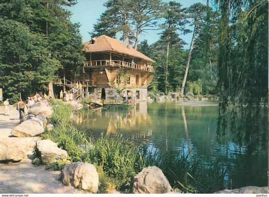Restaurant Lesnoi at the Karagol Lake - Intourist - Ukraine USSR - unused - JH Postcards