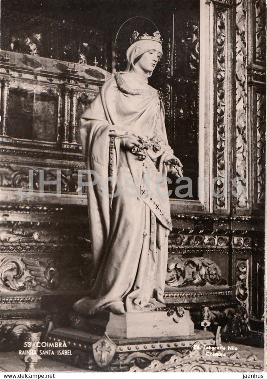 Coimbra - Rainha Santa Isabel - queen - 53 - 1964 - Portugal - used - JH Postcards