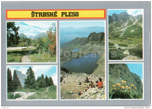 Vysoke Tatry - High Tatras - Strbske Pleso - Mylnicka valley - hotel Panorama - Czechoslovakia - Slovakia - unused - JH Postcards