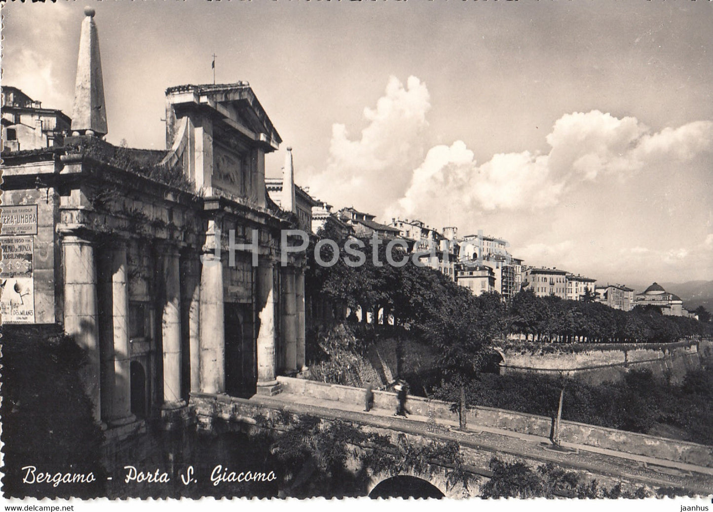 Bergamo - Porta S Giacomo - 1953 - Italy - used - JH Postcards