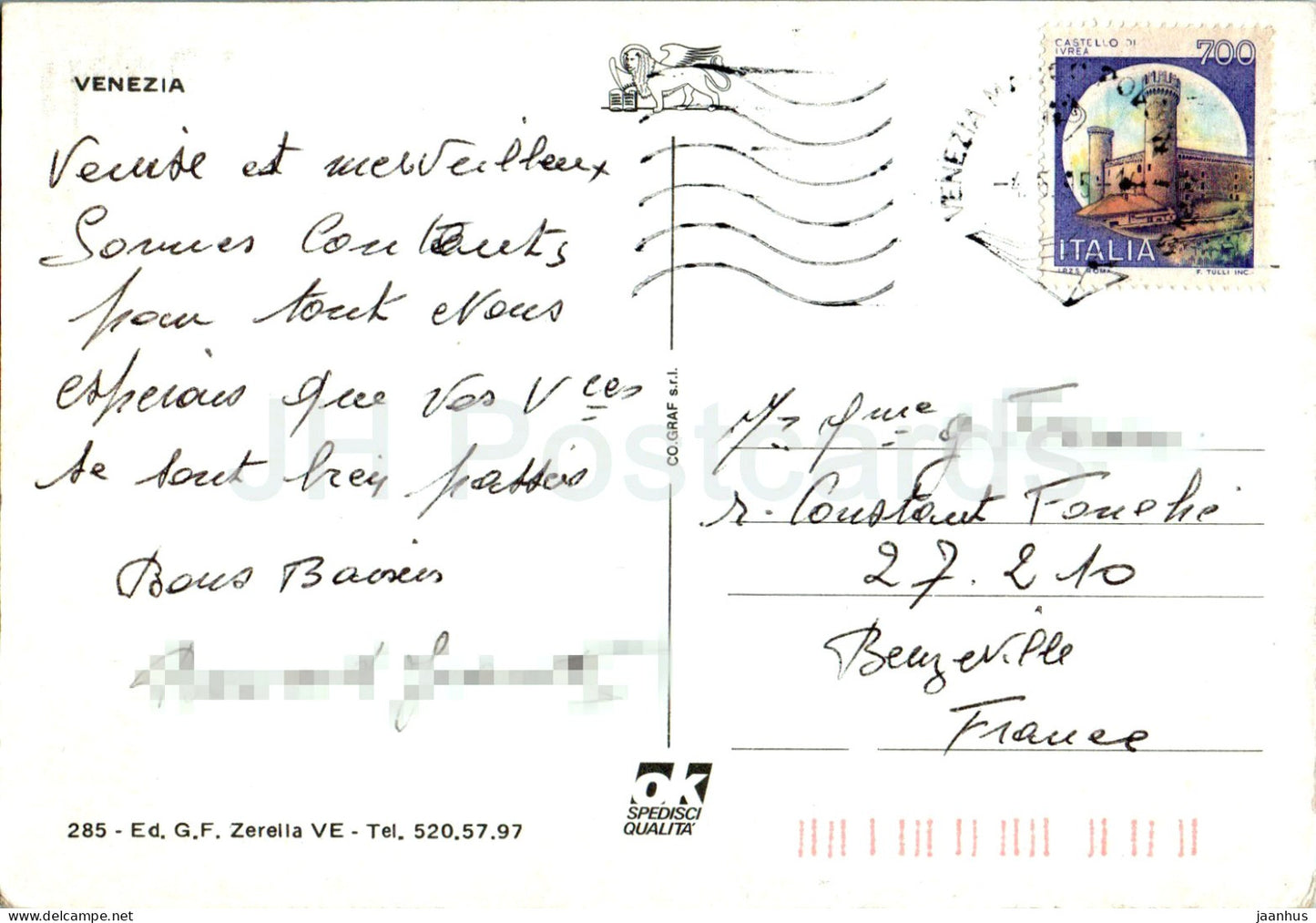 Venezia - Venice - Saluti da Venezia - multiview - 285 - 1995 - Italy - used