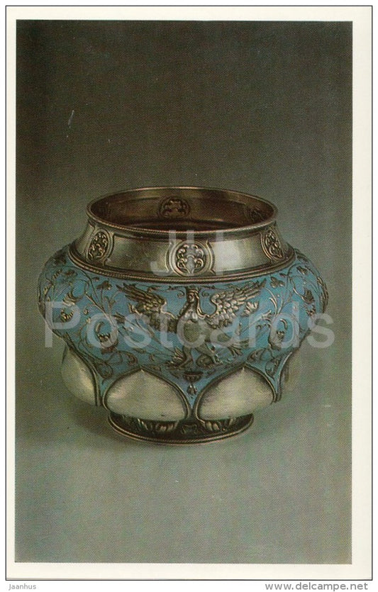 Bratina (Loving-Cup) - silver - The Faberge Jewellery - 1987 - Russia USSR - unused - JH Postcards