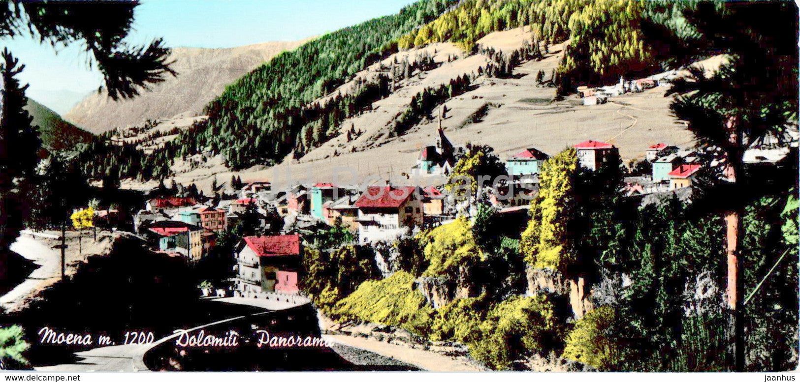 Moena - Dolomiti - Panorama - 1962 - Italy - used - JH Postcards