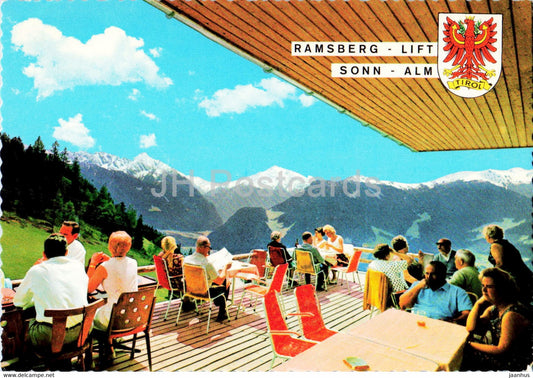 Berg Restaurant Sonnalm 1400 m - am Ramsberg Lift - Zillertal - Austria - unused - JH Postcards