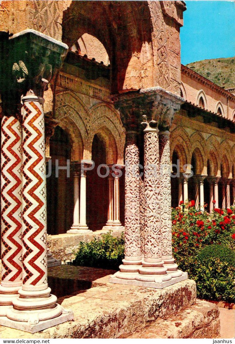 Monreale - Interno del Chiostro - Internal of the Cloister - 223 - Italy - used - JH Postcards