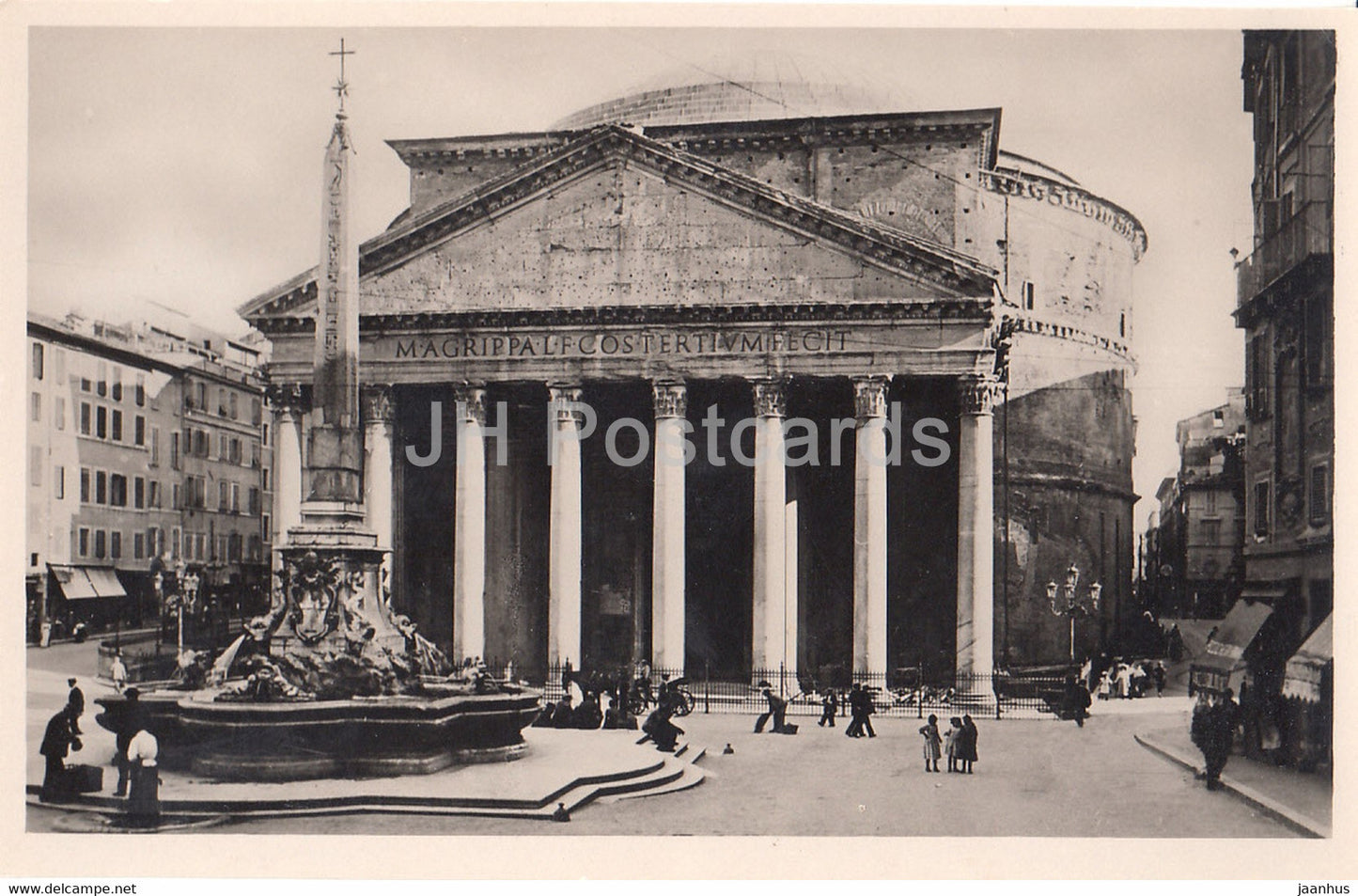 Roma - Rome - Il Pantheon - old postcard - Italy - unused - JH Postcards