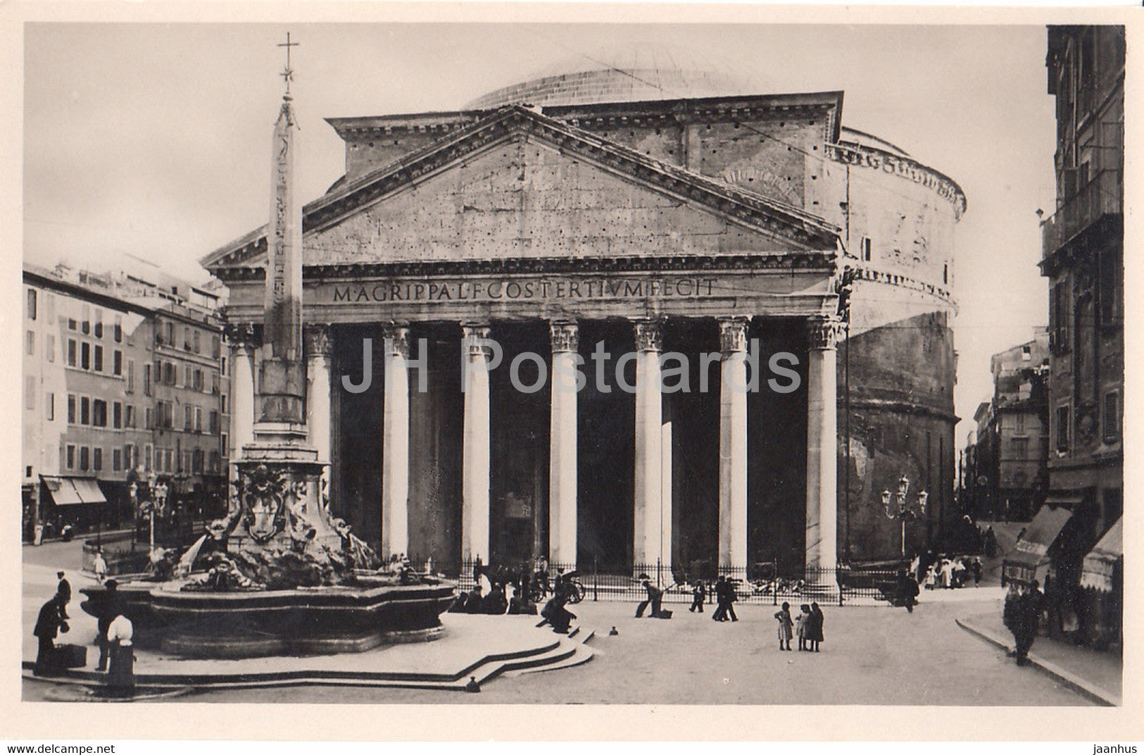 Roma - Rome - Il Pantheon - old postcard - Italy - unused - JH Postcards