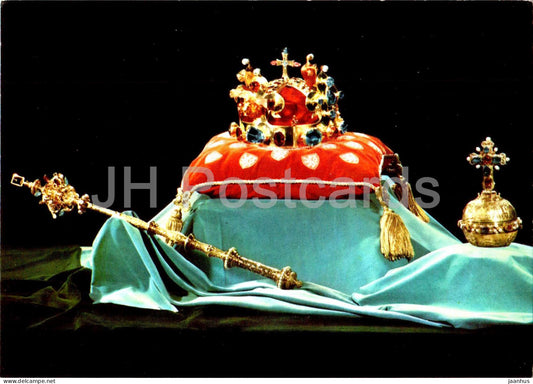 Praha - Prague - Coronation Jewels of Czech Kongs Crown - Czech Republic - Czechoslovakia - unused - JH Postcards