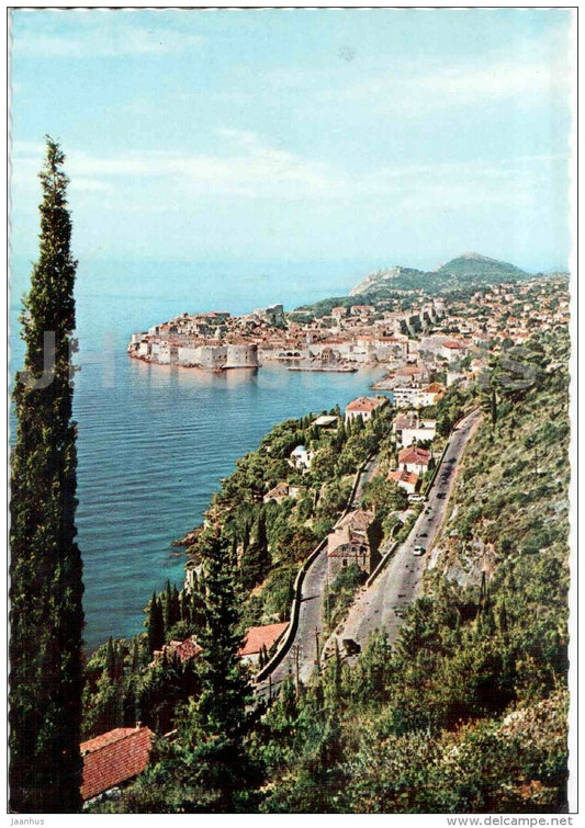 panorama - Dubrovnik - 384 - Croatia - Yugoslavia - unused - JH Postcards