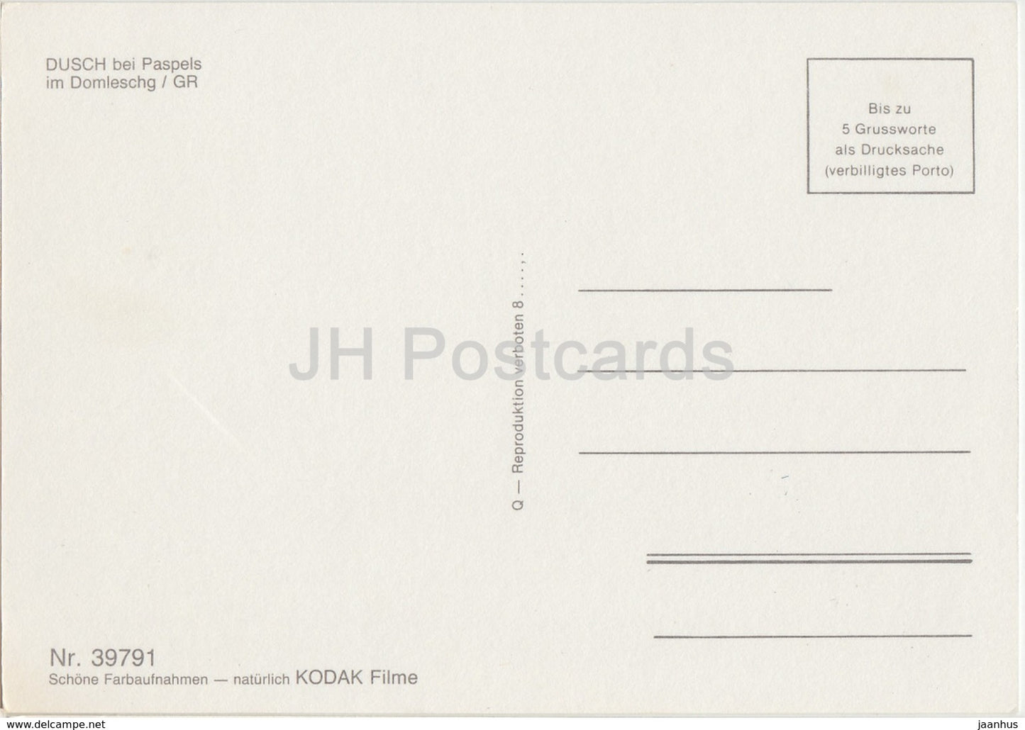 Kapelle St Maria Magdalena - Dusch bei Paspels im Domschleg - chapel - 39791 - Switzerland - unused