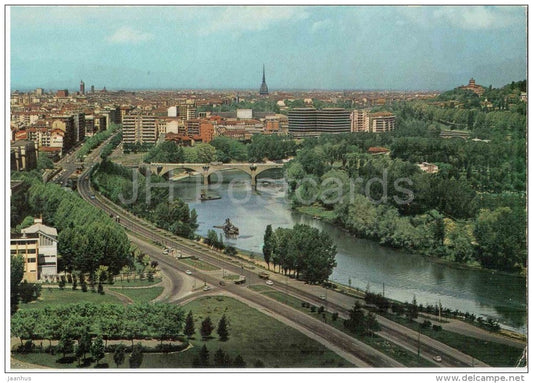 Panorama - bridge - Torino - Piemonte - 235 - Italia - Italy - unused - JH Postcards