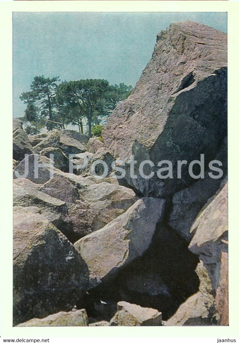 Alupka Park - Chaos - Crimea - 1968 - Ukraine USSR - unused - JH Postcards