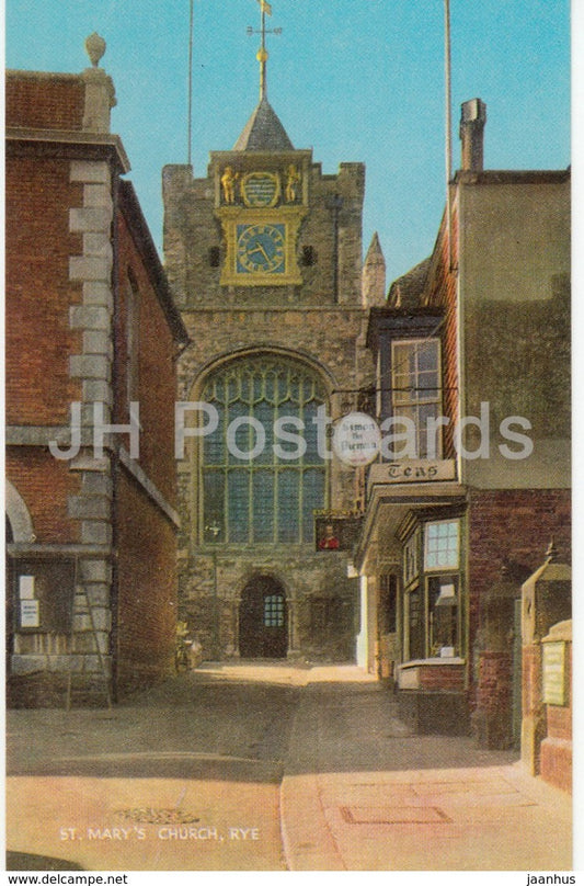 Rye - St. Mary's Church - 1985 - United Kingdom - England - used - JH Postcards