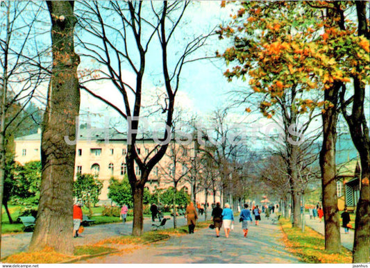 Krynica - Deptak - promenade - Poland - unused - JH Postcards