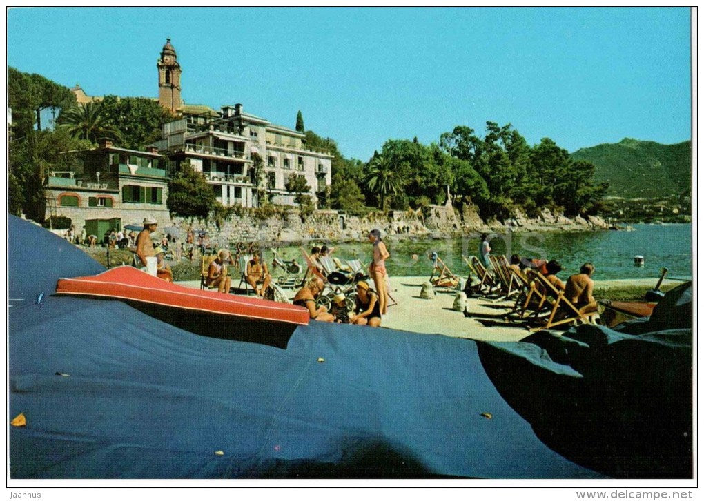 La Spiaggia di Prelo - beach - Rapallo - Genova - Liguria - Italia - Italy - unused - JH Postcards