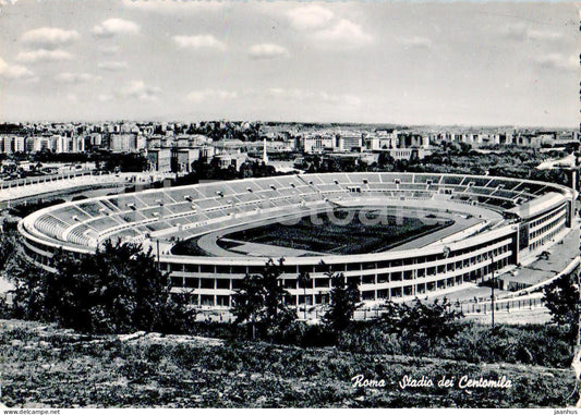 Roma - Rome - Stadio dei Centomila - The stadium of hundred thousand spectactors - old postcard - 1955 - Italy - used - JH Postcards