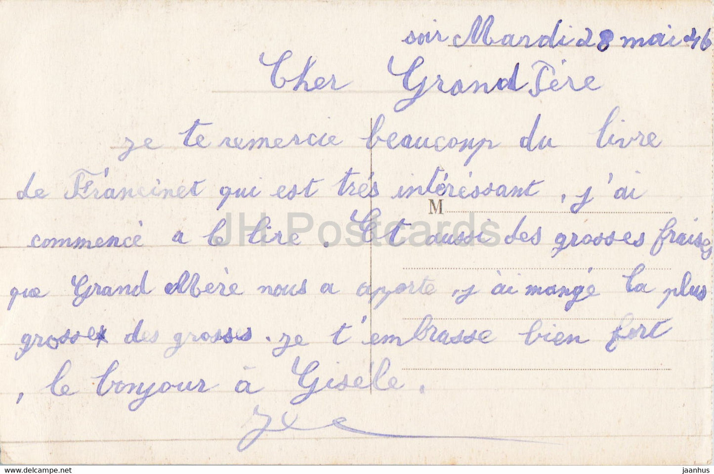 Vendee - La Chaire du Bienheureux de Montfort - 372 - alte Postkarte - 1946 - Frankreich - gebraucht