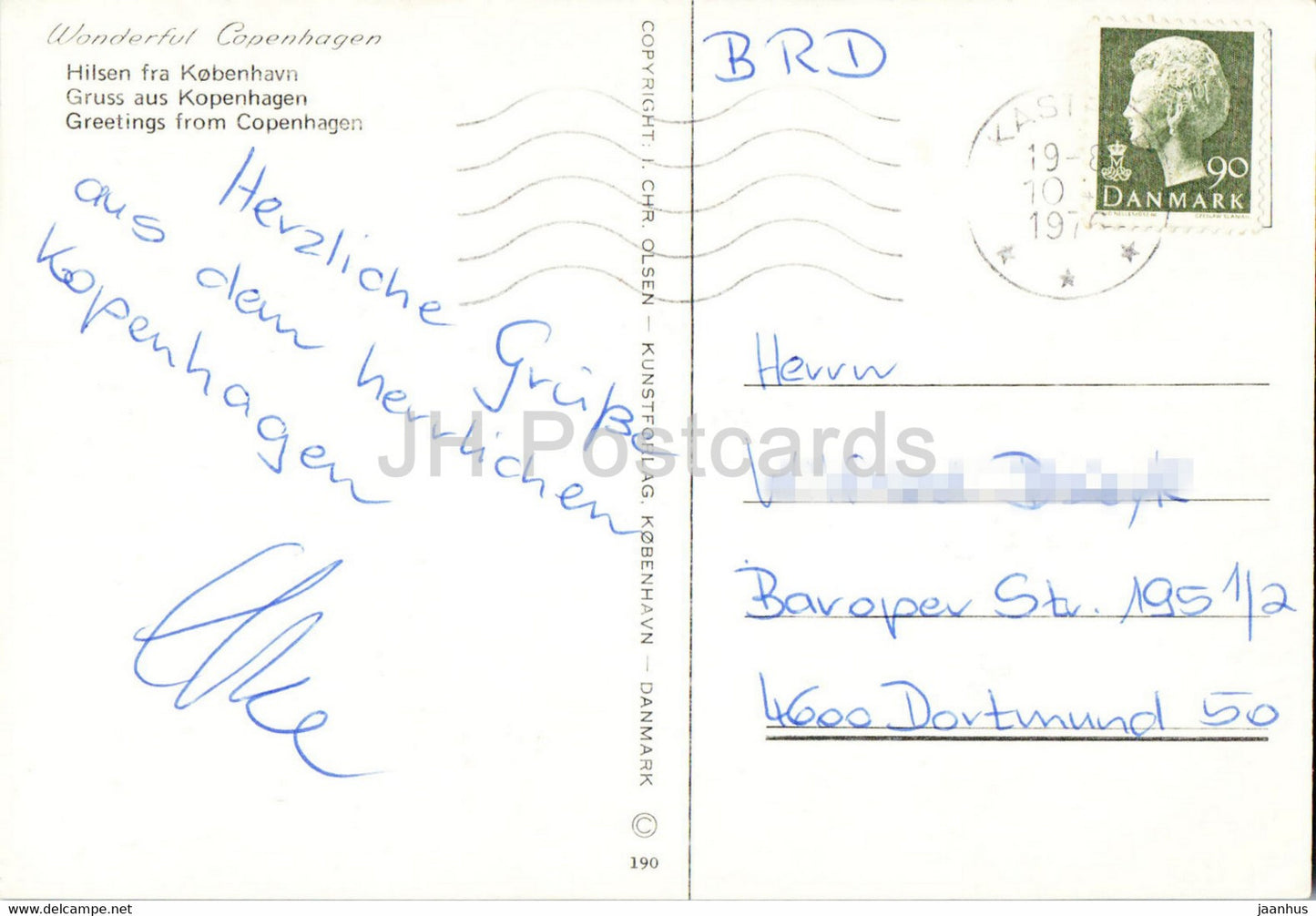 Greetings from Copenhagen - multiview - 1976 - Denmark - used