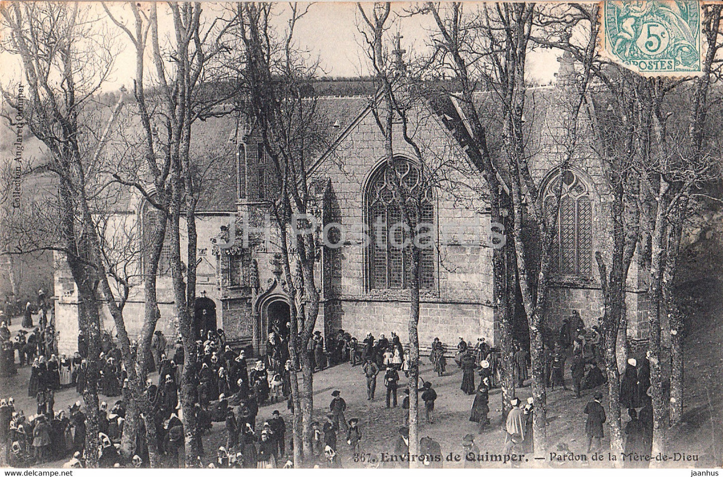 Environs de Quimper - Pardon de la Mere de Dieu - 367 - old postcard - France - used - JH Postcards