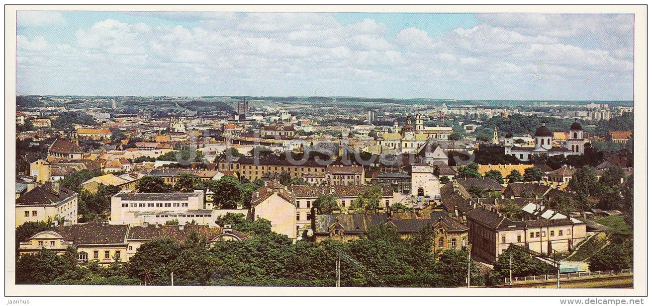 Panorama of Vilnius - Vilnius - Lithuania USSR - 1979 - unused - JH Postcards