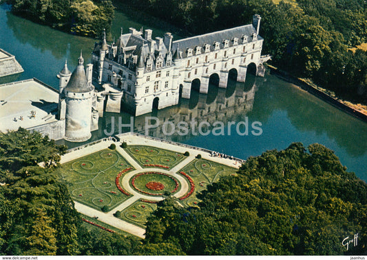 Chenonceau - Le chateau - castle - Les Chateaux de la Loire - 1978 -France - used - JH Postcards
