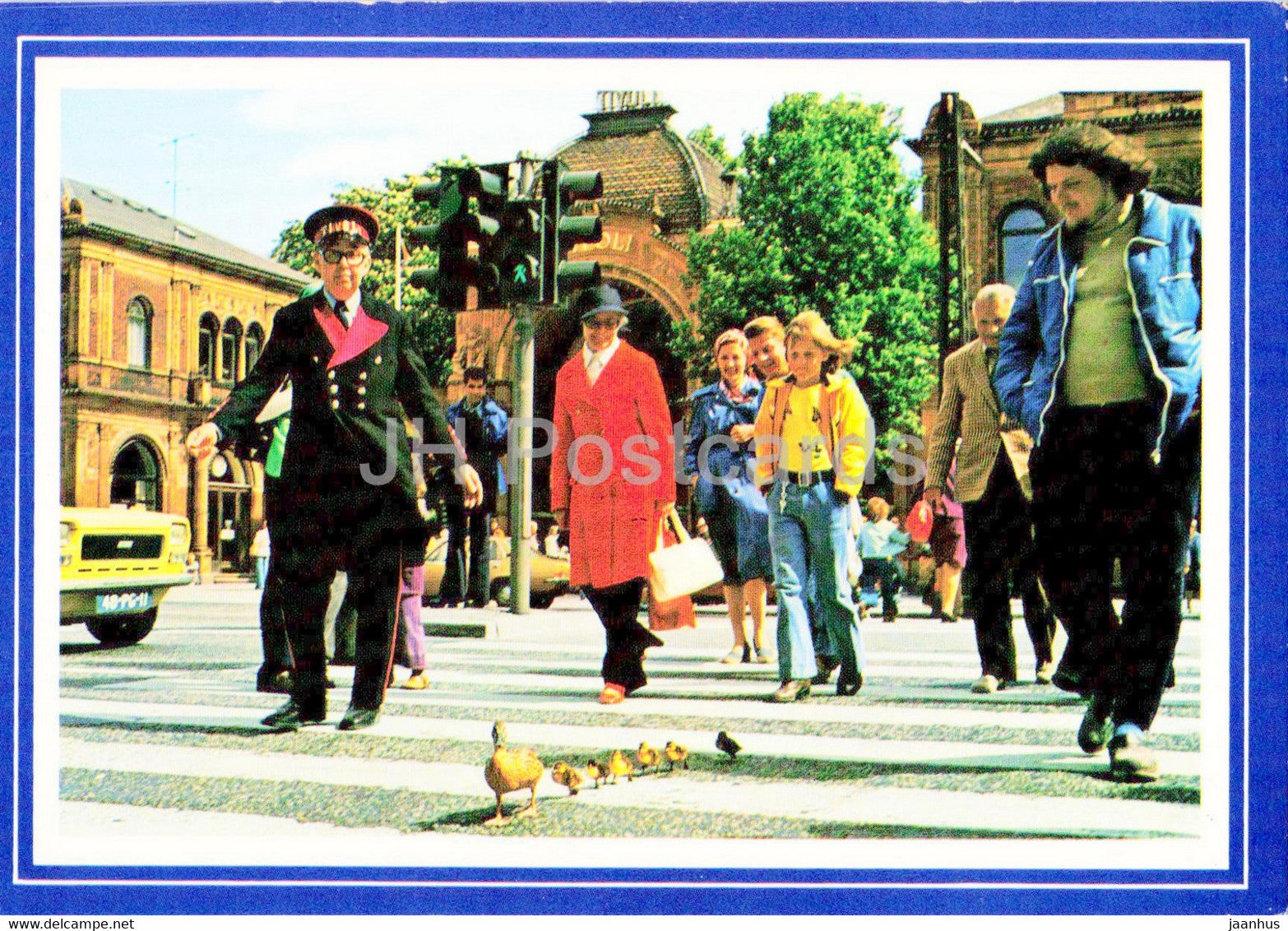 Copenhagen - Typical Danish view in the spring - Tivoli - Denmark - unused - JH Postcards