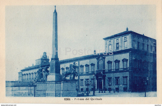 Roma - Rome - Palazzo del Quirinale - old postcard - Italy - unused - JH Postcards