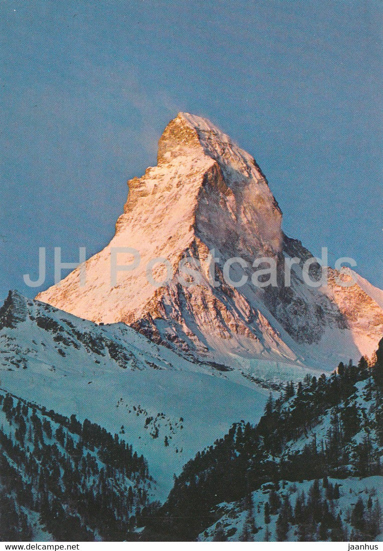 Lever de soleil sur le Cervin - 6852 - Switzerland - unused - JH Postcards