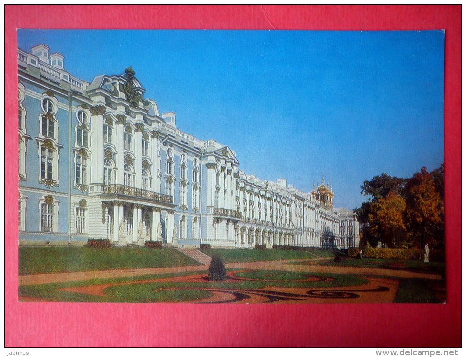 Park Facade - The Catherine Palace - Pushkin - Pushkino - 1982 - Russia USSR - unused - JH Postcards