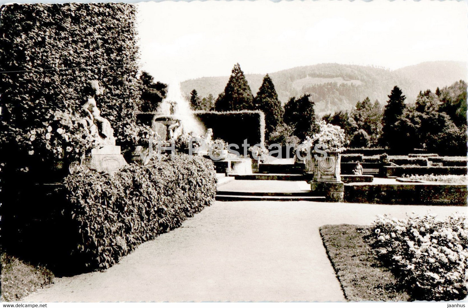 Baden Baden - Gonneranlagen - 1963 - Germany - used - JH Postcards