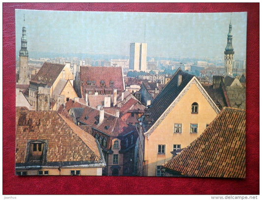 Old Town - Tallinn - 1979 - Estonia - USSR - unused - JH Postcards