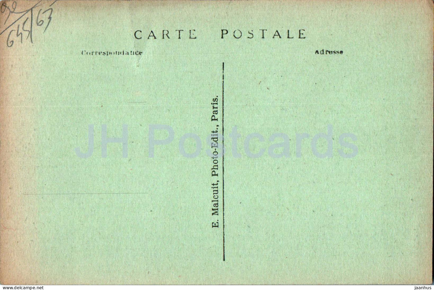 Sèvres Ville D'Avray - Monument de Gambetta - erige par les Alsacien Lorrains - 4076 - carte postale ancienne - France - inutilisée 