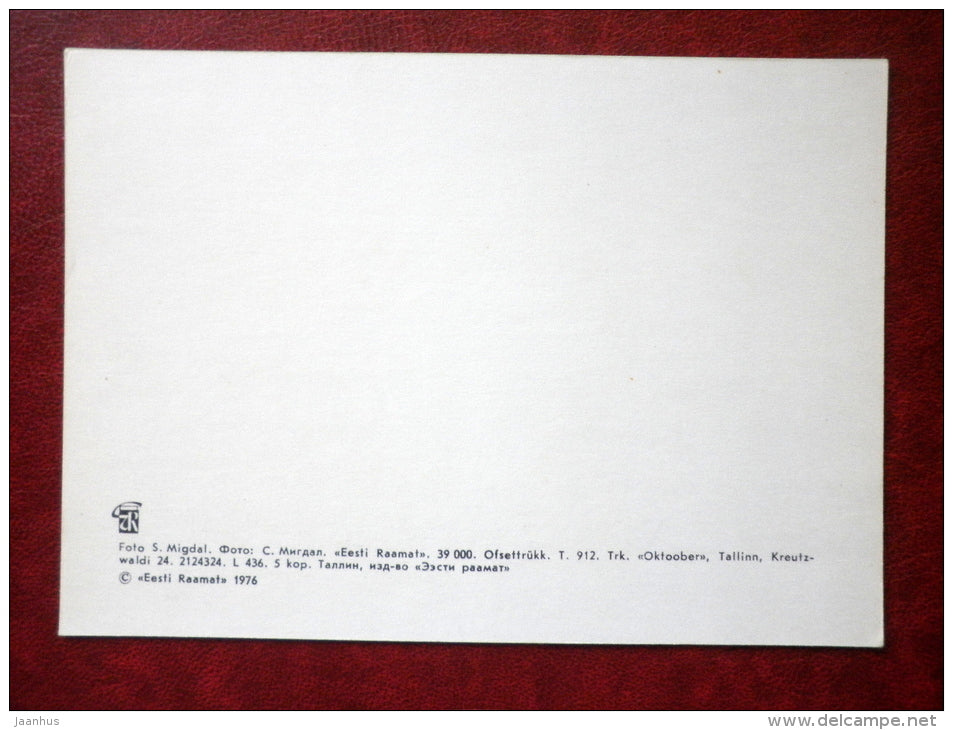 Palace of Culture Energeetik - Narva - 1976 - Estonia USSR - unused - JH Postcards